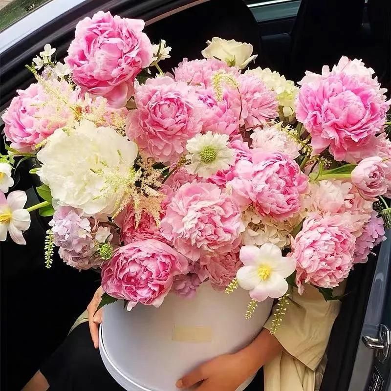 Peony flower seeds product label with growing instructions and specifications for 20 seed pack