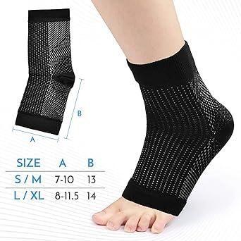 Compression Arch Support Socks - 2 Pack | Yoga & Sports Protection