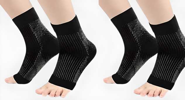 Compression Arch Support Socks - 2 Pack | Yoga & Sports Protection